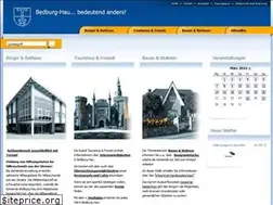 Sites similar to bedburg-hau.de