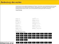 Sites similar to bedeutungdeswortes.info
