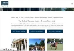 Sites similar to bedfordhistoricalsociety.org