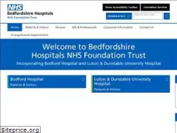 Sites similar to bedfordhospital.nhs.uk
