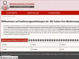 Sites similar to bedienungsanleitungpdf.de