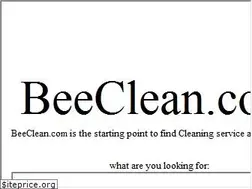 Sites similar to beeclean.com