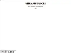 Sites similar to beekmanliquors.com