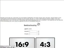 Sites similar to beeldverhouding.nl