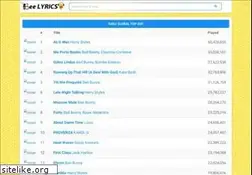 Sites similar to beelyrics.net