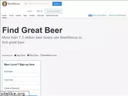 Sites similar to beermenus.com