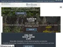 Sites similar to beethamnurseries.co.uk