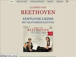 Sites similar to beethovenlieder.de