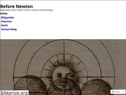Sites similar to beforenewton.blog