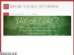 Sites similar to beforeyoubuyletsreview.com