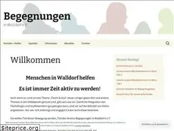 Sites similar to begegnungen-walldorf.de
