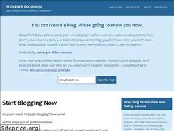 Sites similar to beginnerblogging.net