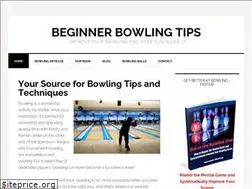 Sites similar to beginnerbowlingtips.com