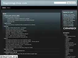 Sites similar to beginninglinux.com