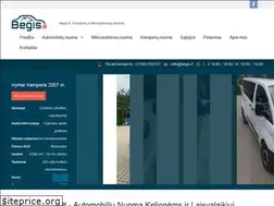 Sites similar to begis.lt