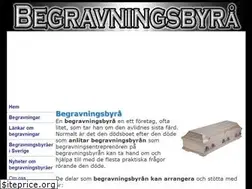 Sites similar to begravningsbyra.org