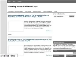 Sites similar to begrowtaller.blogspot.com