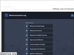 Sites similar to behaviorscience.org