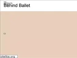 Sites similar to behindballet.com