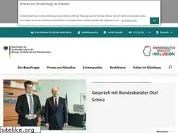 Sites similar to behindertenbeauftragte.de