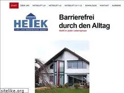 Sites similar to behindertenlifte-hetek.de