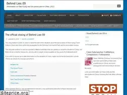 Sites similar to behindlies09.wordpress.com