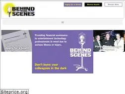 Sites similar to behindthescenescharity.org