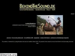 Sites similar to behindthesound.de