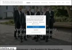 Sites similar to behnkekoenigsmann.de