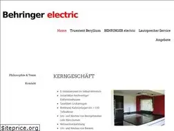 Sites similar to behringer-electric.de