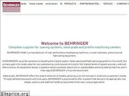 Sites similar to behringersaws.com