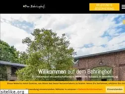 Sites similar to behringhof.de