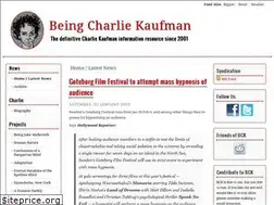 Sites similar to beingcharliekaufman.com