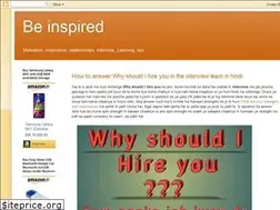 Sites similar to beinspired2all.blogspot.com