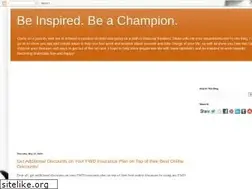 Sites similar to beinspiredbeachampion.blogspot.com