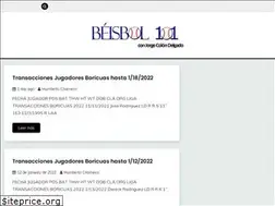 Sites similar to beisbol101.com