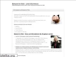 Sites similar to bekannt-im-web.de
