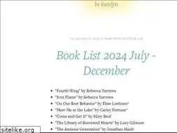 Sites similar to bekatelyn.com