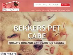 Sites similar to bekkerspetcare.com