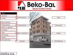 Sites similar to beko-bau.de
