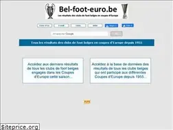 Sites similar to bel-foot-euro.be