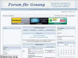 Sites similar to bel-voce-gesangsforum.de