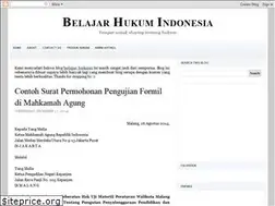 Sites similar to belajarhukumindonesia.blogspot.com