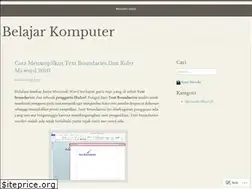 Sites similar to belajarkomputer789.wordpress.com