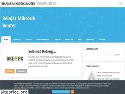 Sites similar to belajarmikrotikrouter.blogspot.com