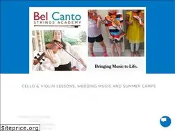 Sites similar to belcantostrings.ca