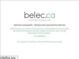 Sites similar to belec.ca
