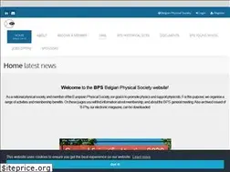 Sites similar to belgianphysicalsociety.be