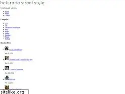 Sites similar to belgradestreetstyle.com