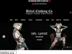 Sites similar to belialclothing.com